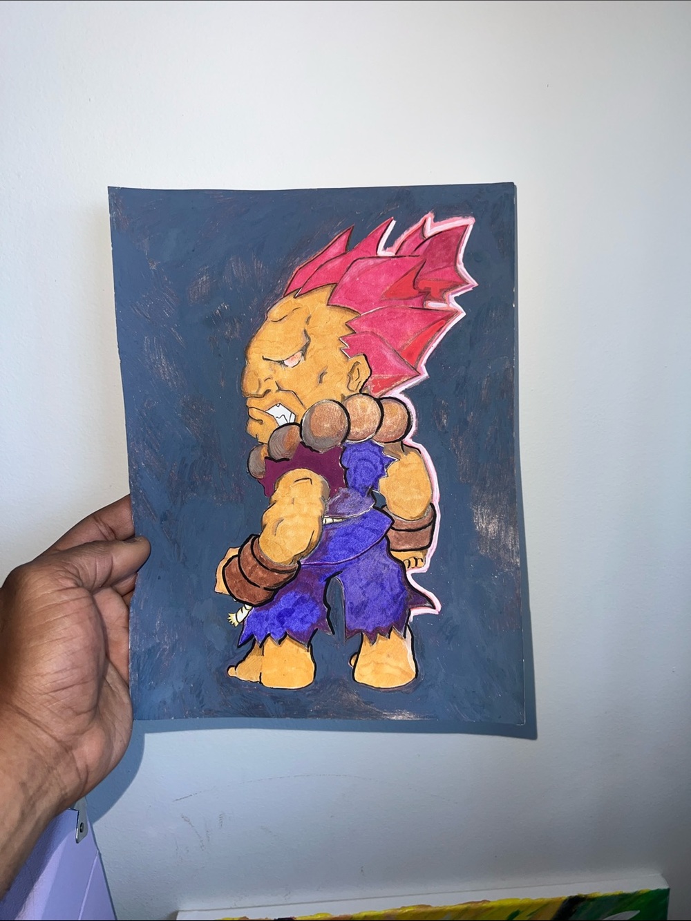 Akuma (streetfighter) artwork hand drawn